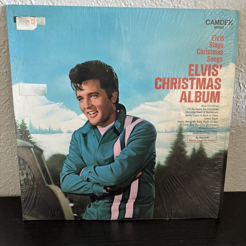 Elvis Presley Elvis’ Christmas Album Vintage Vinyl Record CAS-2440